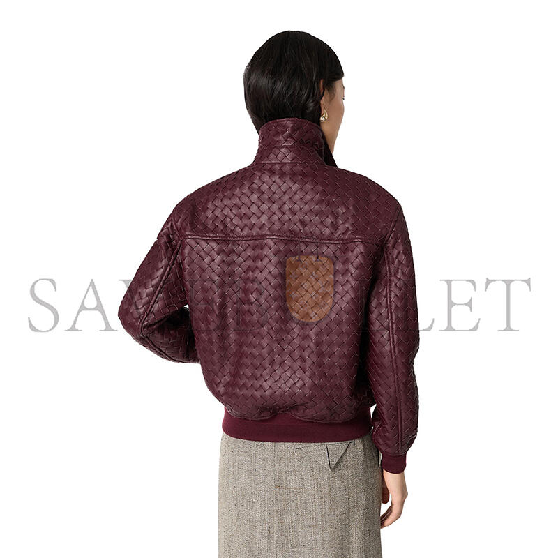 BOTTEGA VENETA INTRECCIATO LEATHER BLOUSON 837205V2JG06206